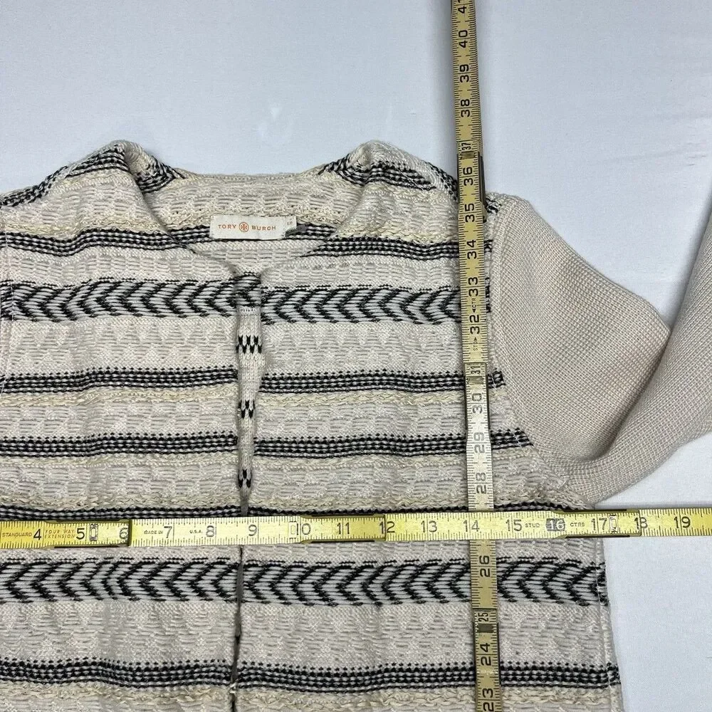 Tory Burch Wool Knit Coat Cardigan Size Small